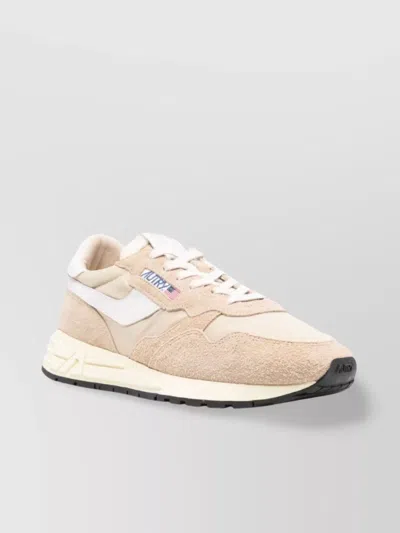 Autry Ankle Padded Round Toe Suede Sneakers