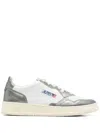 Autry Medalist Low Leather Sneakers In White