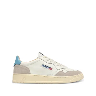 Autry Medalist Lace-up Sneakers In Gray