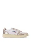 Autry Medalist Low Bicolor White Platinum Sneakers In Multi