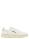 Autry Leather Medalist Low Sneakers In Pink