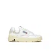 Autry White Leather Low Top Sneakers In White