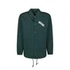 Autry Bicolor Polyester Shell Jacket In Green