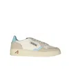 Autry White Leather Low Top Sneakers In Multi