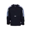 Autry Blue Nylon Shell Jacket In Blue