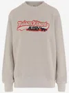 Autry X Maison Kitsune Cotton Sweatshirt In Gray
