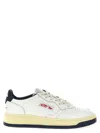 Autry X Maison Kitsune Medalist Low Top Sneakers In White