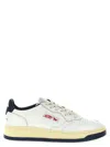 Autry X Maison Kitsune Medalist Low Top Sneakers In White