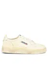 Autry Super Vintage Embossed Sneakers In White