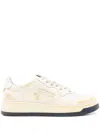 Autry Low-top Sneakers With Distressed Finish And Perforated Detailing In White