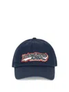 Autry Maison Kitsune Patch Baseball Cap In Blue