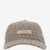 Autry Houndstooth-pattern Baseball Cap In Brown