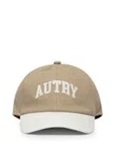 Autry Baseball Cap With Logo In Brown