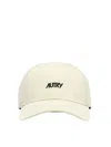 Autry Unisex Baseball Hat Embroidered Ventilation Holes In Beige