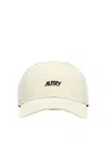 Autry Unisex Baseball Hat Embroidered Ventilation Holes In White