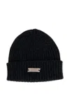 Autry Beanie Main Unic Knit Black Accessories In Black