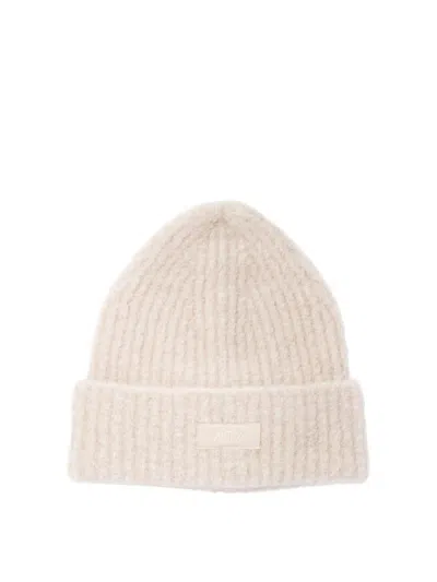 Autry Beanie With Logo In Beige