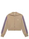 Autry Knitted Tennis-style Zip Sweatshirt
