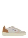 Autry Medalist Low Tric Suede Snd Cigar Sneakers In Beige