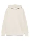Autry Beige Sweatshirt With Drawstring Hood In Neutral