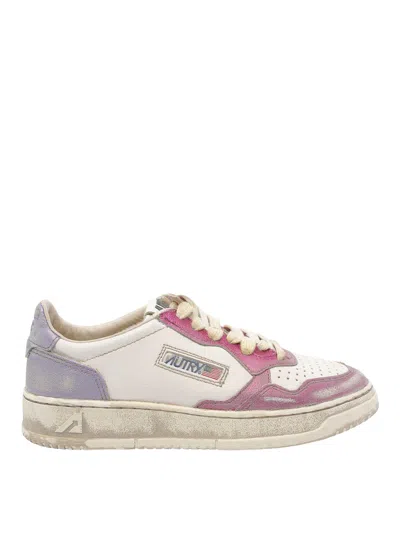 AUTRY BEIGE SUPER VINTAGE MEDALIST LOW SNEAKERS
