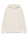 Autry Beige Sweatshirt With Drawstring Hood In Neutral