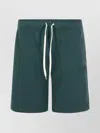 Autry Bermuda Shorts Elastic Waistband In Green