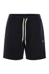 Autry Blue  Logo Embroidered Shorts