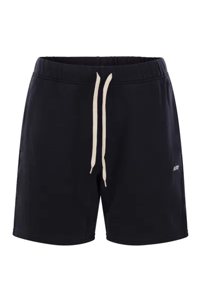 Autry Bermuda Shorts With Logo In Black