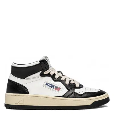 Autry Bicolor Medalist High-top Sneakers In White