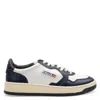 Autry Bicolor Medalist Leather Low Sneakers In Black