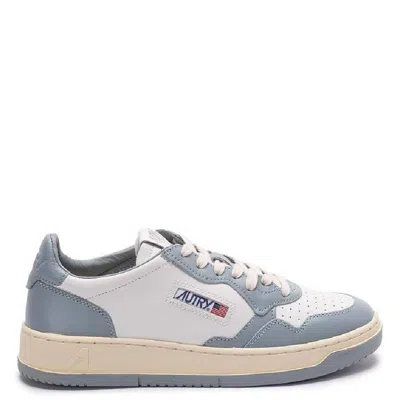 Autry Bicolor Medalist Leather Low Sneakers In Multi
