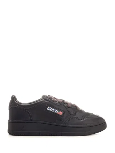 Autry Black Medalist Low Sneakers