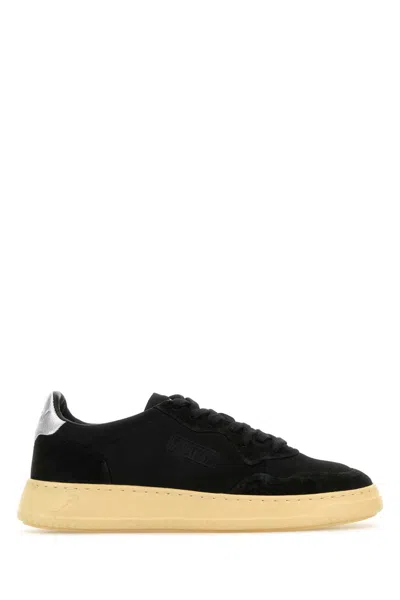 Autry Black Suede Medalist Sneakers