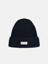 AUTRY BLACK VIRGIN WOOL BLEND BEANIE