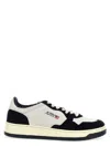 Autry Low-top Sneakers With Textured And Smooth Leather Design In White