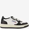 Autry Blackwhite Medalist Low Sneakers In Blackwhite