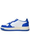 AUTRY AUTRY BLUE AND WHITE LEATHER MEDALIST SNEAKERS