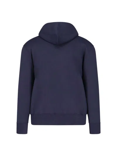 Autry Blue Cotton Sweatshirt