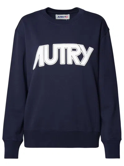 Autry Logo-print Sweatshirt In Blue