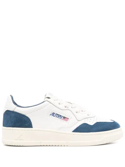 Autry Blue Leather Sneakers