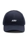 Autry Blu Baseball Hat With White Logo In Blue