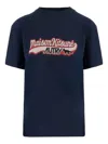Autry X Maison Kitsune Cotton T-shirt In Blue
