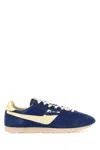Autry Suede And Leather High Top Sneakers In Blue