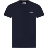AUTRY BLUE T-SHIRT FOR KIDS WITH LOGO