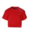 Autry Boxy Fit Swearshirt In Red