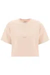 AUTRY BOXY T-SHIRT WITH DEBOSSED LOGO