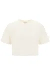 Autry Boxy T-shirt With Debossed Logo In White