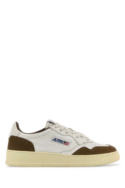 AUTRY BROWN LACE UP SNEAKERS