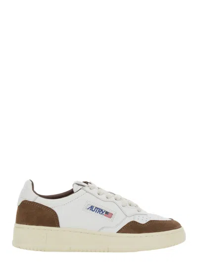 Autry Brown Low Top Sneakers